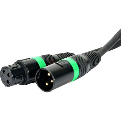 Accu-Cable AC3PDMX15PRO Pro 3-Pin XLR-F to XLR-M DMX Cable - 15' image 2