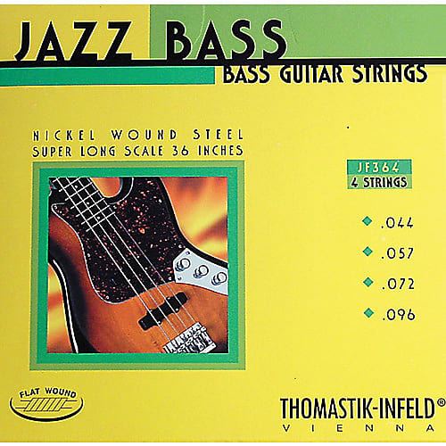 Thomastik Infeld JF364 Nickel Flat Wound Jazz Bass Strings 44-96 super long scale image 1