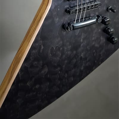 Manuel Ali Guitars X6 Custom Quilted Maple Explorer image 3