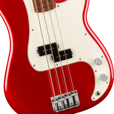 Fender Player Precision Bass, Pau Ferro Fingerboard, Candy Apple Red image 3