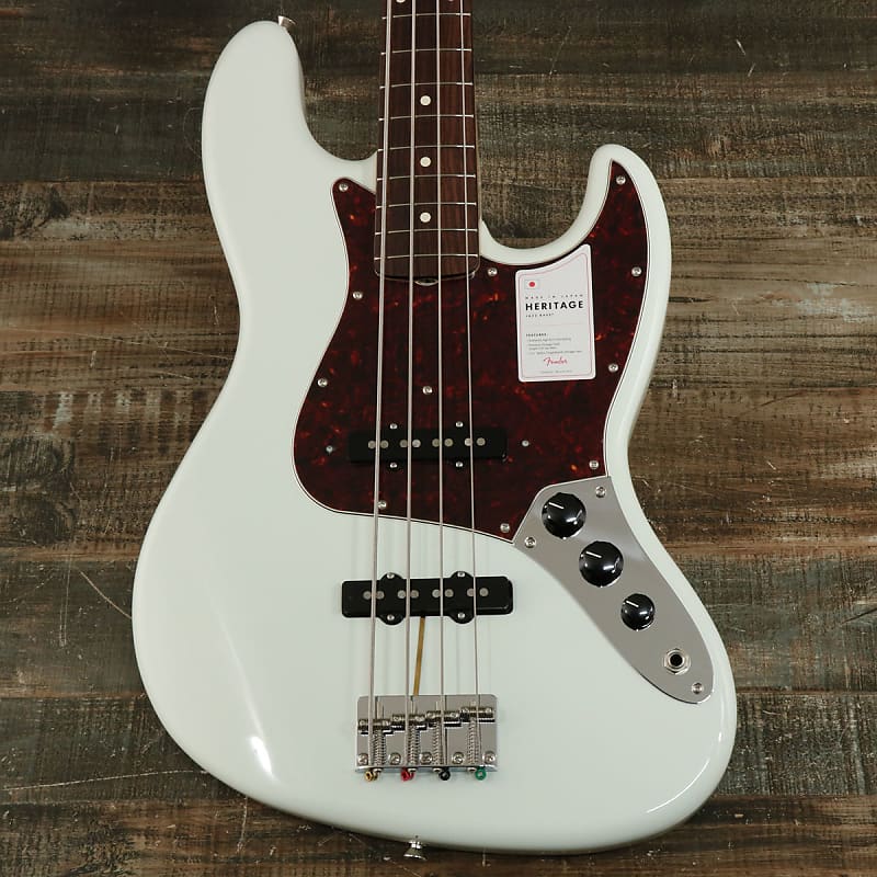 Fender Made in Japan Heritage 60s Jazz Bass Olympic White (05/01)