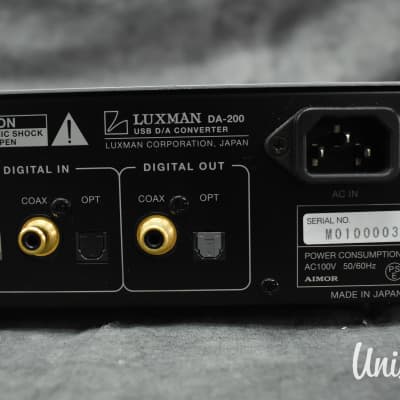 Luxman DA-200 USB High-Fidelity DAC in Very Good Condition image 11