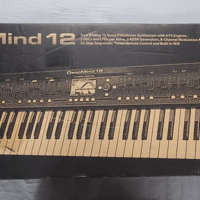 Behringer DeepMind 12 49-Key 12-Voice Polyphonic Analog Synth 2016 - Present - Black