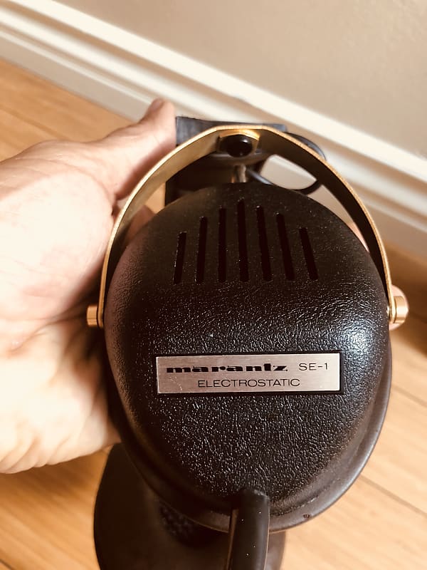 Marantz SE-1HP Electrostatic Headphones with EE-1 Electrostatic Energizer  1970's