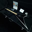 Jackson Pro Series RR24M Rhoads 2008 Black With Snow White Bevels and Maple Fretboard Made In Japan Neck Through Floyd Rose EMG 81