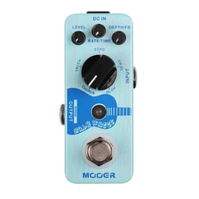 Mooer Baby Water Acoustic Guitar Chorus + Delay  Pedal True Bypass NEW image 1