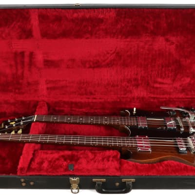 Vintage 1967 Gibson EBS-1250 Custom Double-Neck Electric Guitar and Bass w/ OHSC image 2