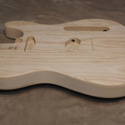Unfinished 3 Piece Swamp Ash Telecaster body Standard Routes 5lbs 8.1oz! image 5
