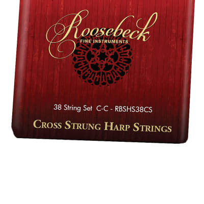 Roosebeck Cross Strung Harp 38 String Set RBSHS38CS