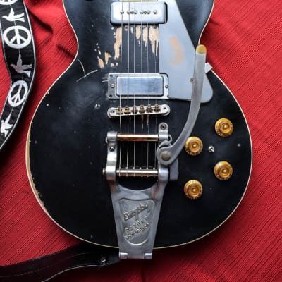 Gibson Les Paul Neil Young "Old Black" Style Replica Relic W/ Case Heavy Aged From Dax&Co. W/ COA! image 6