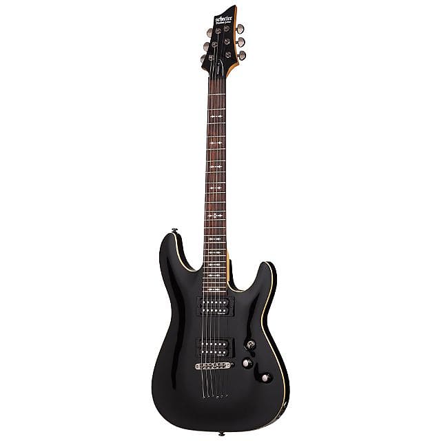 Schecter Diamond Series OMEN-6シェクターemg81 Amazon.com: Schecter OMEN-6 6-String Electric Guitar, Black