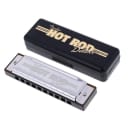 Fender Hot Rod Deluxe 10 Hole Major Diatonic Harmonica, Key of G with Case