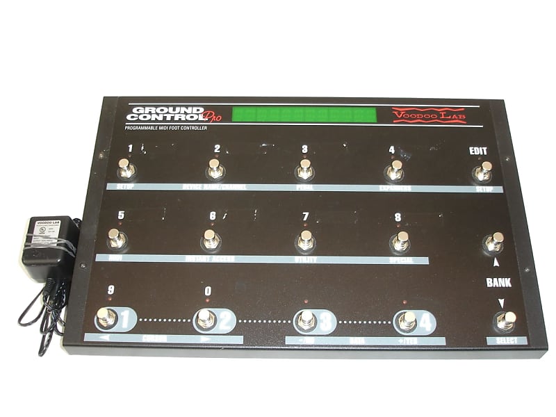 Voodoo Lab Ground Control Pro MIDI Foot Controller Reverb