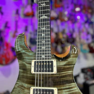 PRS Custom 24 10 Top Trampas Green Wrap *FREE PLEK WITH PURCHASE* 431 image 4