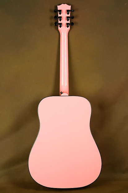 Pink gibson acoustic guitar sale