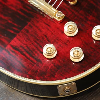 2007 Gibson 1968 Les Paul Custom Reissue Figured Red Tiger Signed by Zakk Wylde + COA OHSC image 6