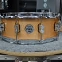 PDP Concept Series Maple Snare, 5.5x14, Natural Lacquer w/Chrome Hw