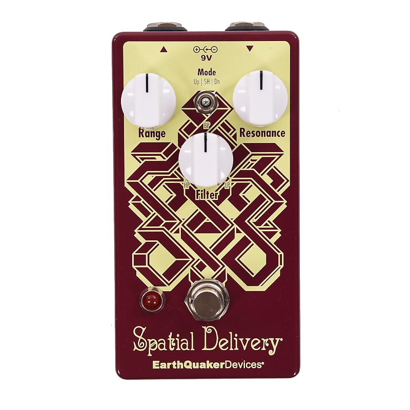 Earthquaker Devices Spatial Delivery V2 Envelope Filter with Sample & Hold Pedal Claret Violet (CME Exclusive) image 1