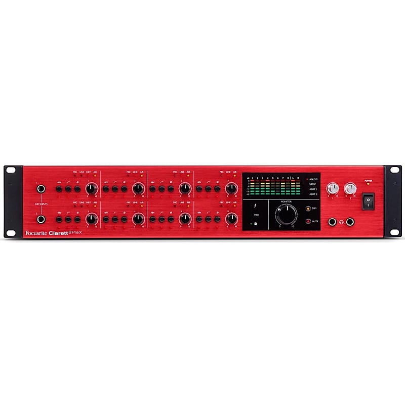 Focusrite Clarett 8Pre X Thunderbolt Audio Interface image 1