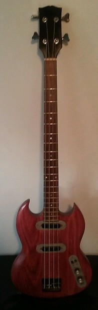 Rare/Vintage 1971 Gibson USA SG 4-String SB Electric Bass Guitar w/ Custom Finish image 1
