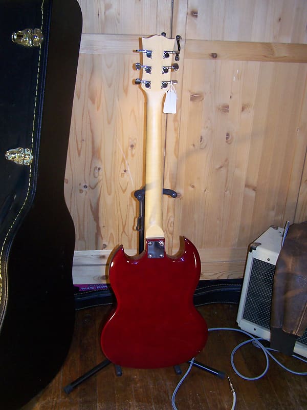 Maestro by Gibson, SG Style Electric Guitar, Red Finish | Reverb Maestro by Gibson, SG Style Electric Guitar, Red Finish | Reverb