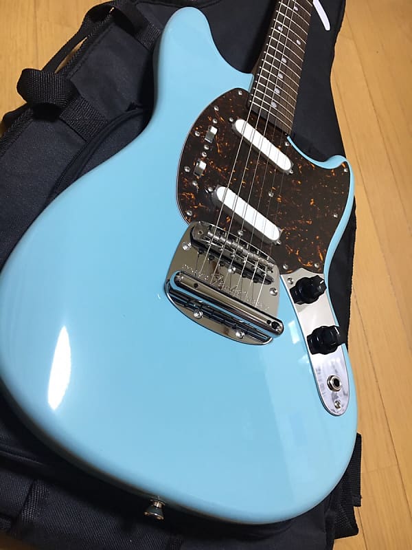 Fender Japan Mustang MG69 Sonic Blue Electric Guitar Made in