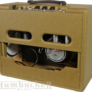 Victoria Amplifier 20112 1x12 Combo, Tweed, Half Power Switch image 2