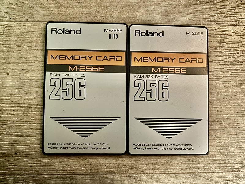 Roland M-256E Memory Card | Reverb Poland