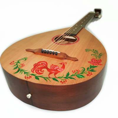 New Acoustic 12 Strings Lute Guitar Kobza Vihuela made in Ukraine Trembita Hand Painted Folk Musical Instrument image 3