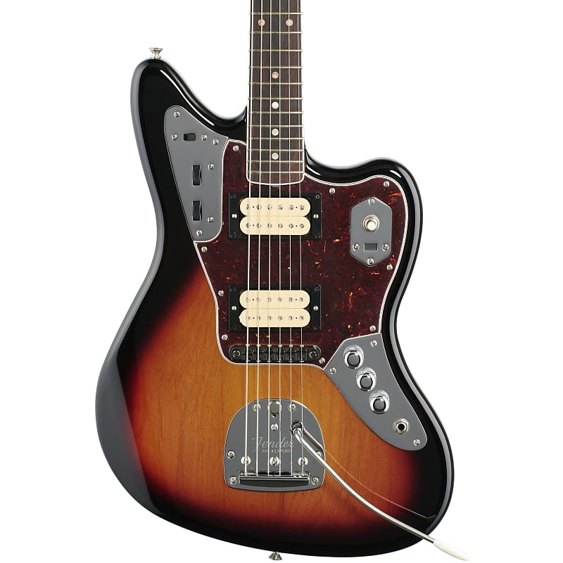 Fender Kurt Cobain Jaguar Electric Guitar, with Rosewood Fingerboard (with Case), 3-Color Sunburst image 1