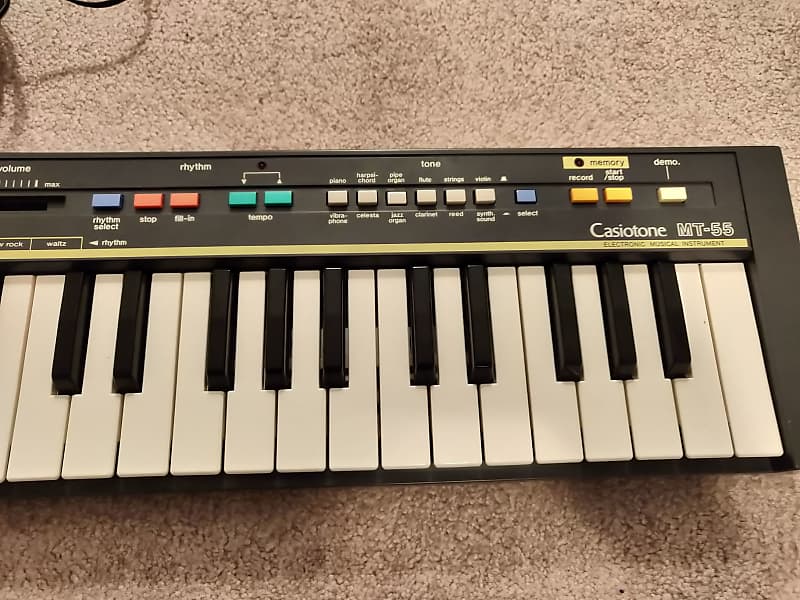 Casiotone MT-55 keyboard with polyphonic sequencer | Reverb