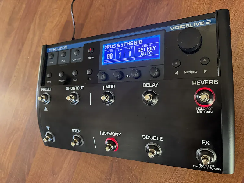 TC Helicon VoiceLive 2 | Reverb