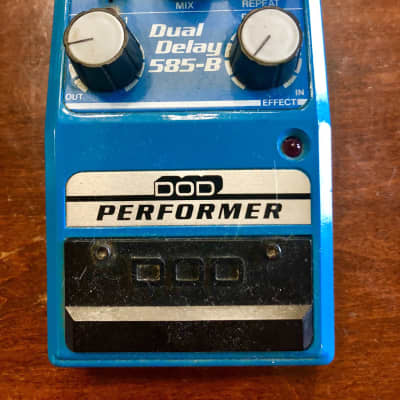 貴重80年代名機アナログディレイDOD 585 Delay Performer Vintage DOD Delay 585 - YouTube
