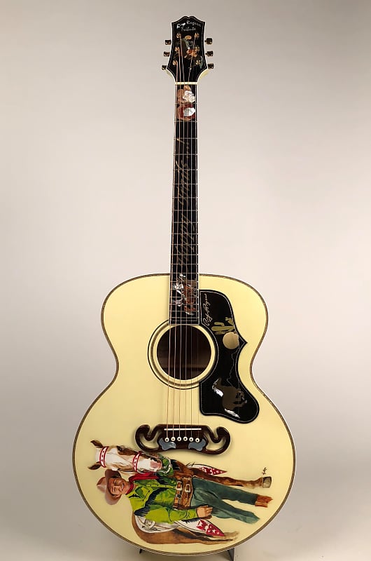 Rich & Taylor Roy Rogers "King of the Cowboys" Tribute Prototype Guitar Signed by Roy & Dale image 1