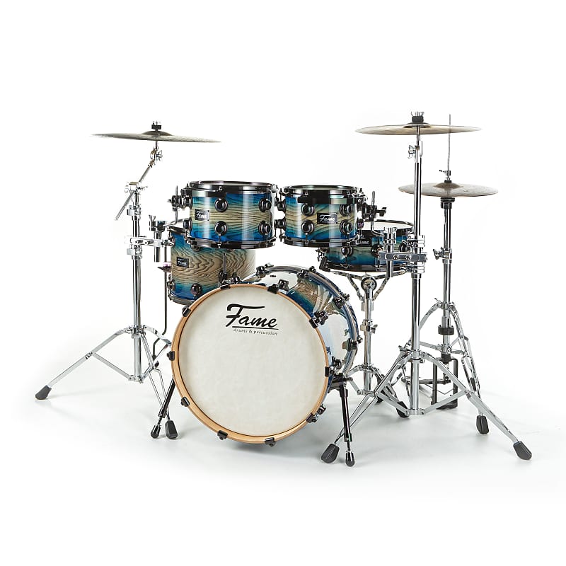 Fame Fortress Stage Shell Set Blue Burst - Drum Shell Set image 1