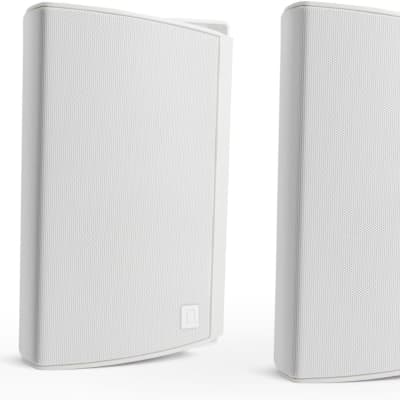 Definitive Technology Dymension AW-450 Outdoor Speaker (White, Pair), Two-Way Surface Mount Wired Speakers, 4.5" Woofer, 1? Tweeter, & 4.5"x6? Passive Bass Radiator, IP66 All-Weather Outdoor Speakers image 6