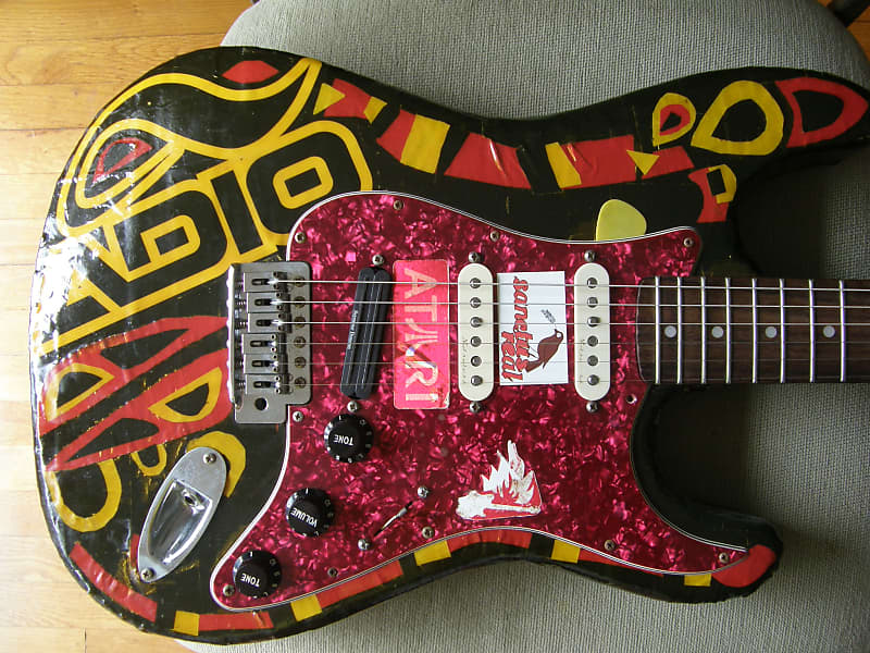 Overseas import, Stickers galore! Seymour Duncan blade, Noiseless pups, Ping tuners, Tone is FAB image 1