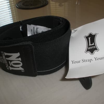 Levy's MNO1-XL-BLK Extra Long Polyester 2.5" Guitar Strap image 2
