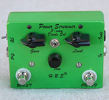 ギター HBE Power Screamer Overdrive Homebrew Electronics HBE Power Screamer Overdrive Pedal