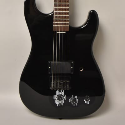 1990s Optek Fretlight FG-200 Project Guitar Black for sale