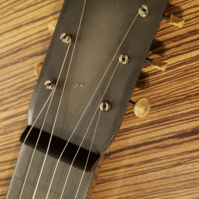 1949 Rickenbacher 1950 Electro NS-6 Rickenbacker Lap Steel Vintage Guitar 40’s 50’s Metal Shaded Grey Rare White Plastics image 4