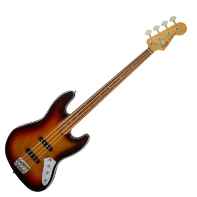Fender Jaco Pastorius Jazz Bass - 3-Color Sunburst w/ Pau Ferro FB image 1