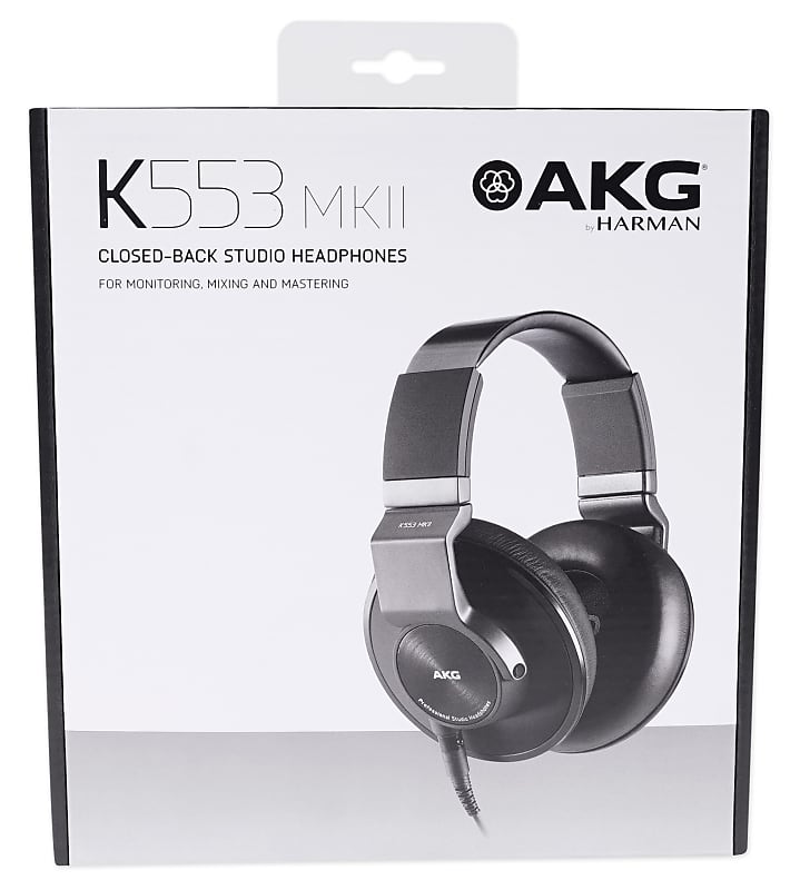 AKG K553 MK2 MKII Closed Back Studio Monitoring Headphones +