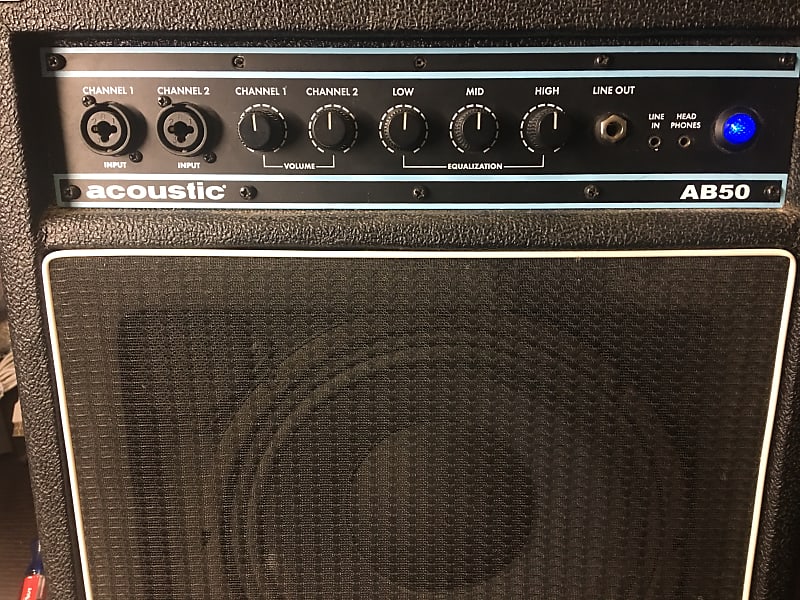 Acoustic AB50 Black Reverb