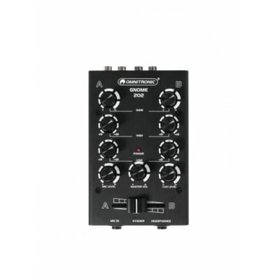 Omnitronic GNOME-202 Mini-Mixer silver « DJ Mixer