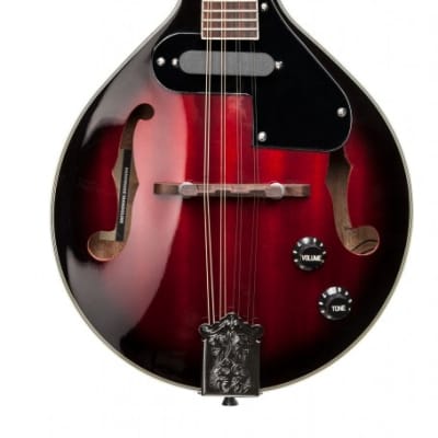Stagg A-Style Acoustic/Electric Mandolin - Redburst image 1