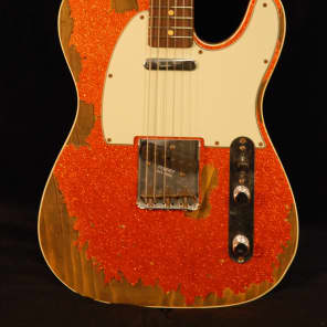 Fender '60 Telecaster Custom Super Heavy Relic Orange Sparkle image 1