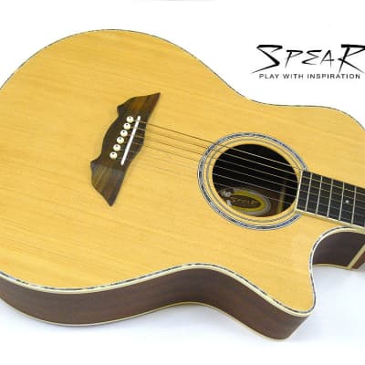 Western-Gitarre / Akustik-Gitarre SPEAR® SC 70 incl. dick gefüttertes Gigbag image 2