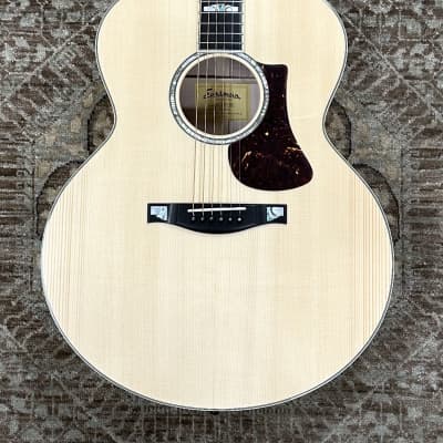 Eastman AC630-BD Jumbo Acoustic Guitar in Blonde w/ Case, Setup #3123 image 1