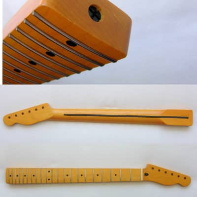 1-Piece / 21 JUMBO Frets /Telecaster Guitar Neck /fits Warmoth and Fender TELE image 1